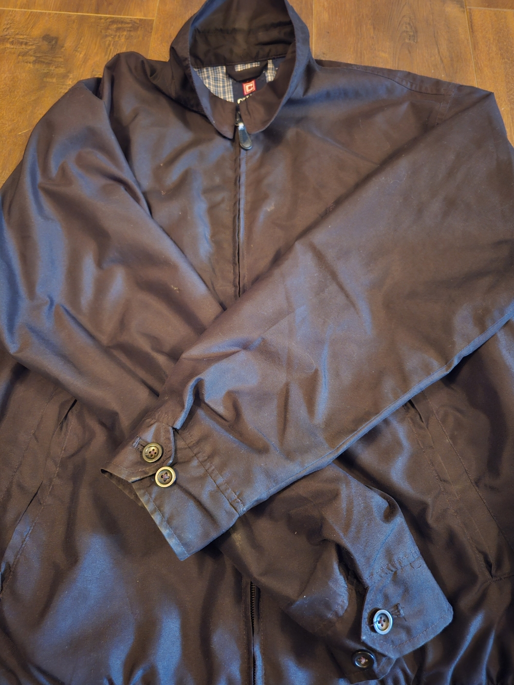 Chaps Men's Dark Navy Lightweight Zip Jacket
